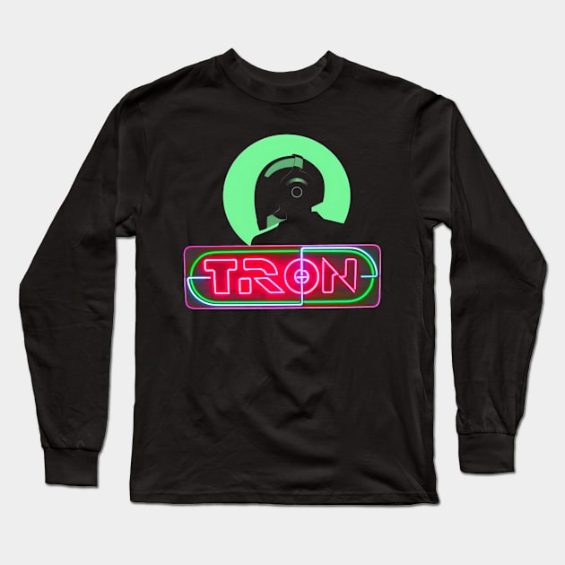 Tron t-shirt Long Sleeve T-Shirt by San9 pujan99a